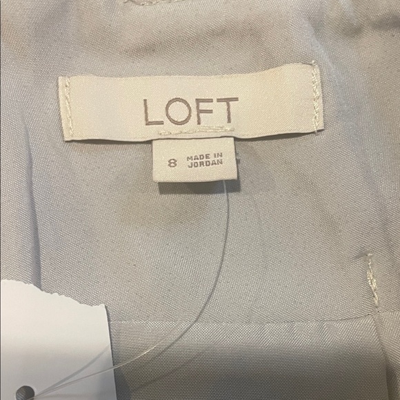 Women’s New LOFT Checkered Plaid Mini Skirt in Gray and Cream - Picture 5 of 6